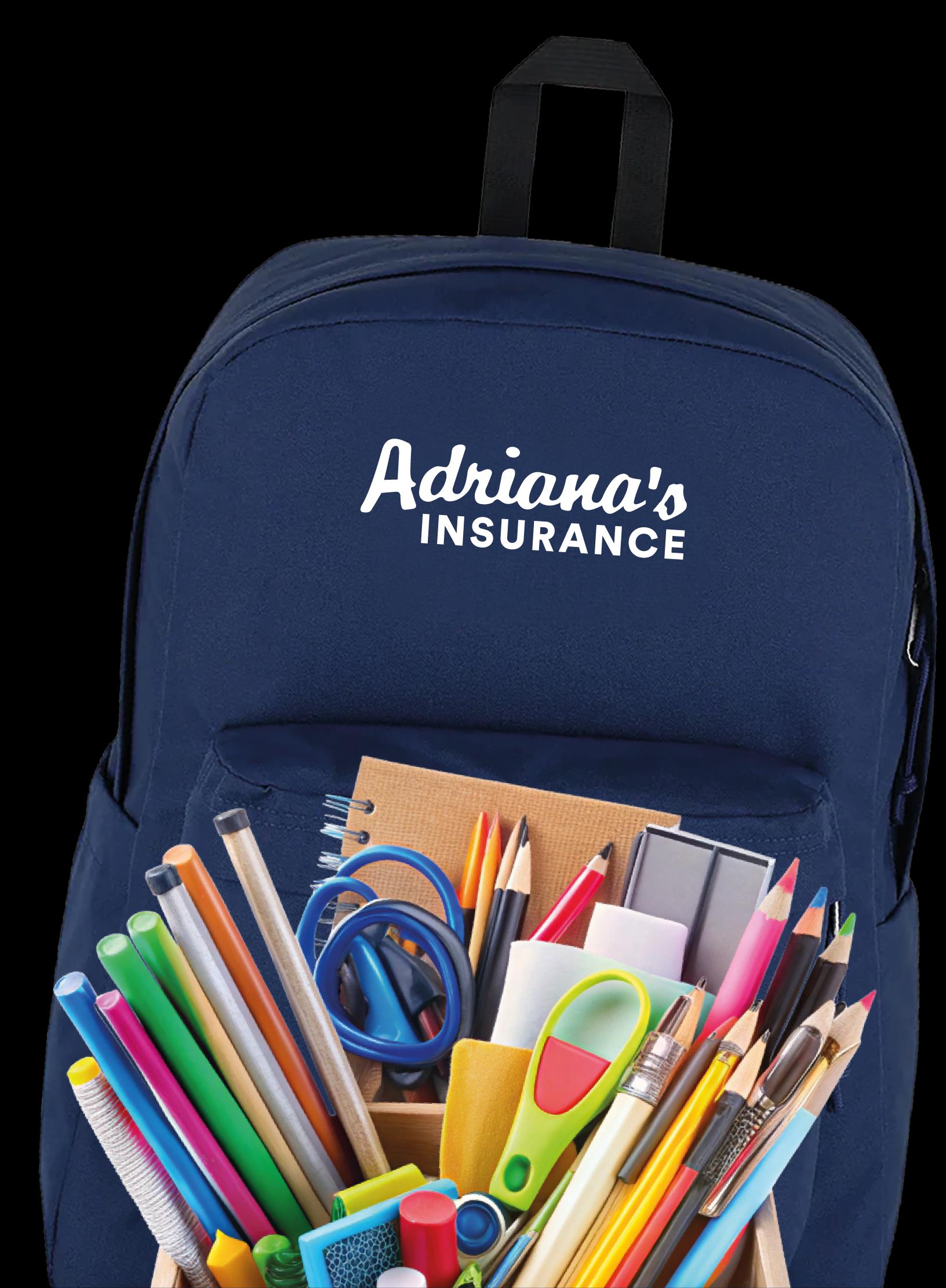 Adriana's Back to School free backpack giveaway