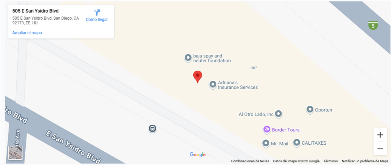 Mapa de ubicaciones